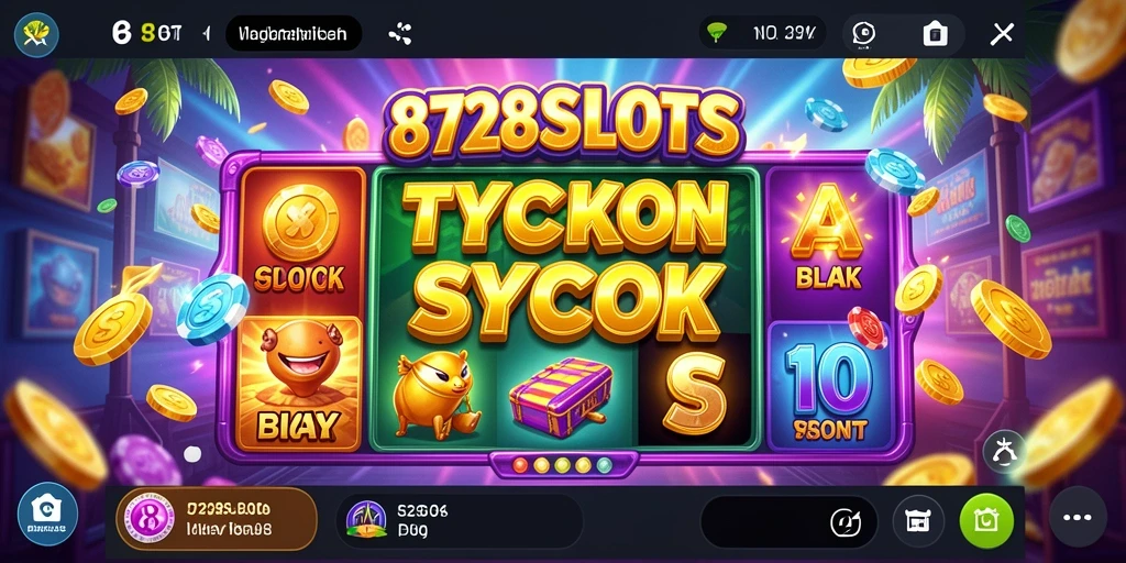 Tampilan menarik dari gameplay 8728SLOTS yang mendebarkan.
