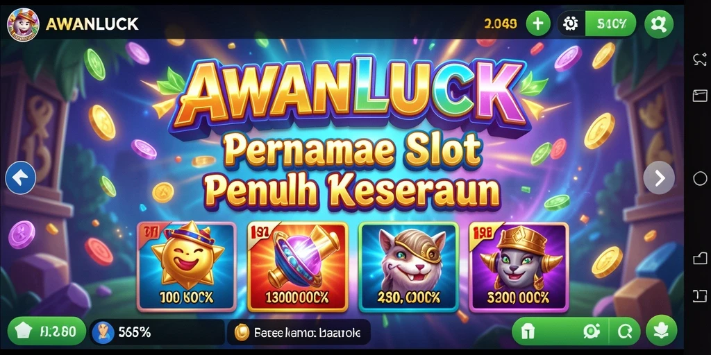 Screenshot gameplay AWANLUCK dengan suasana slot yang seru dan grafis menarik.
