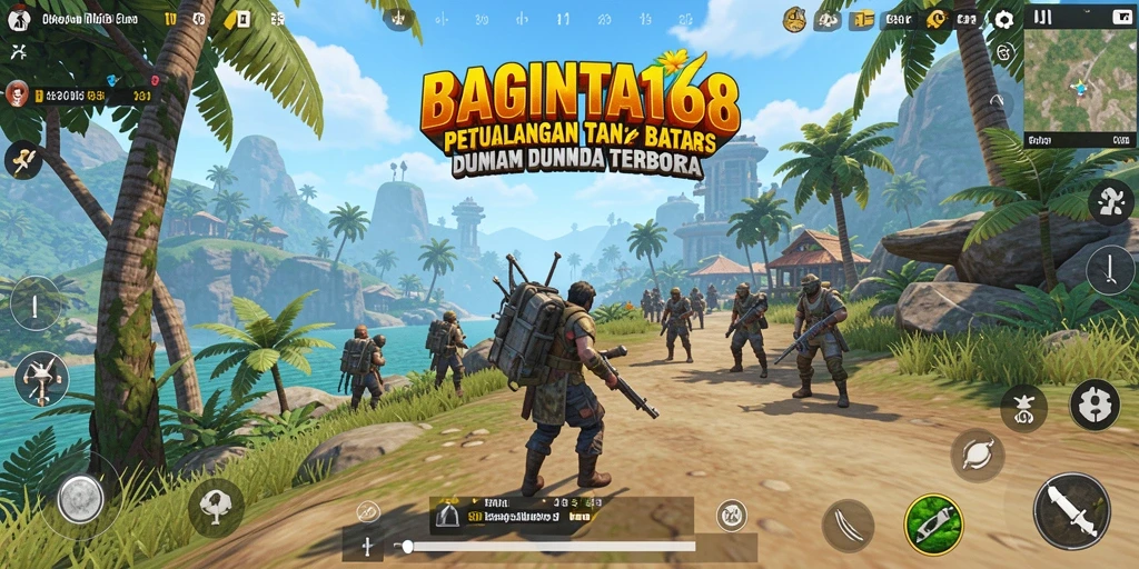 Tampilan gameplay menakjubkan dari dunia terbuka BAGINTA168.