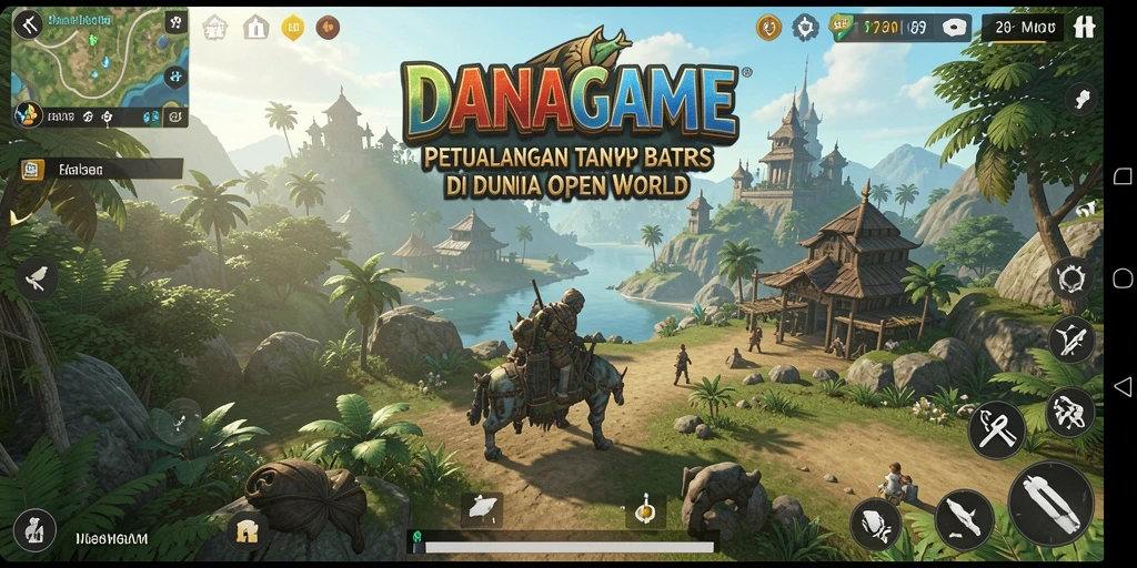 Tampilan gameplay Open World yang menakjubkan di DANAGAME.