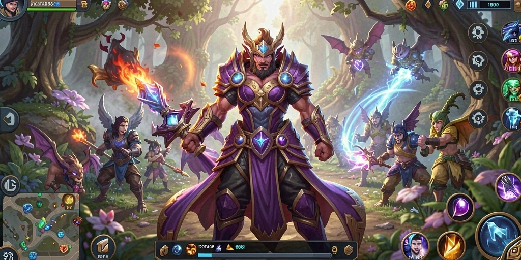 Screenshot gameplay DOTA88 yang menunjukkan aksi petualangan seru.