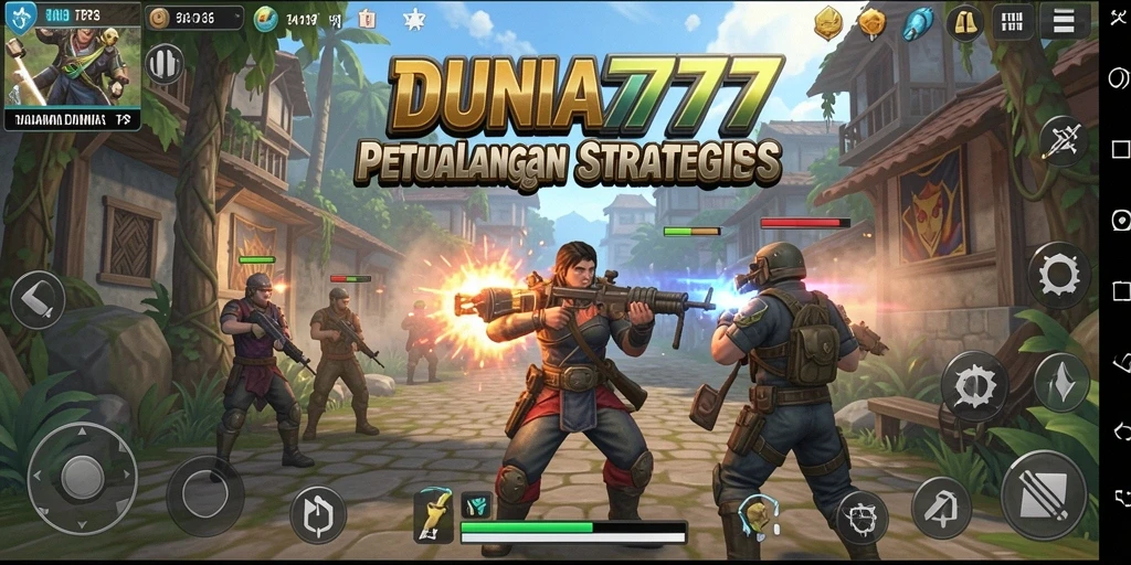 Tampilan gameplay seru dalam TPS DUNIA777.