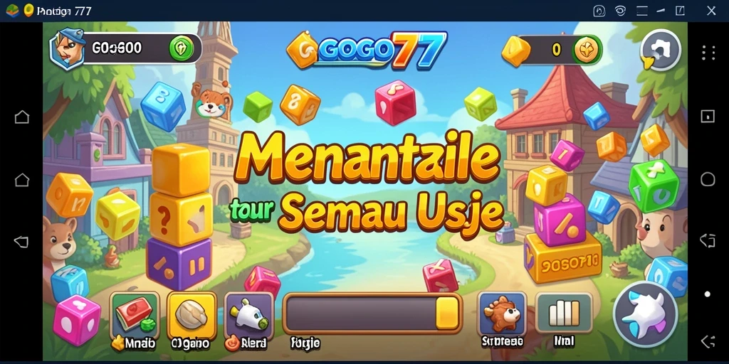 Tampilan menarik dari gameplay GOGO77 yang menampilkan teka-teki Puzzle.