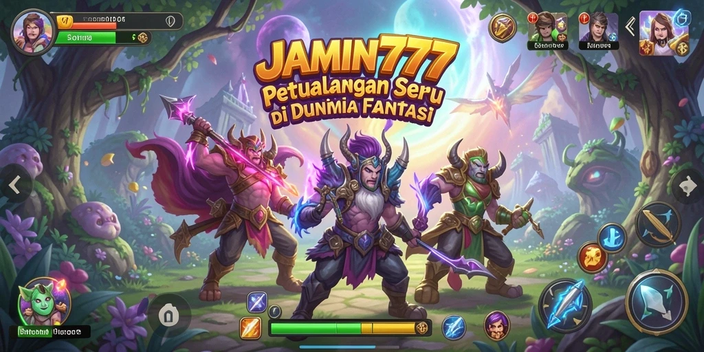 Tangkapan layar gameplay JAMIN777 dengan aksi petualangan seru.