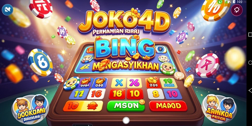 Screenshot gameplay JOKO4D menampilkan suasana permainan Bingo yang seru dan penuh tantangan.