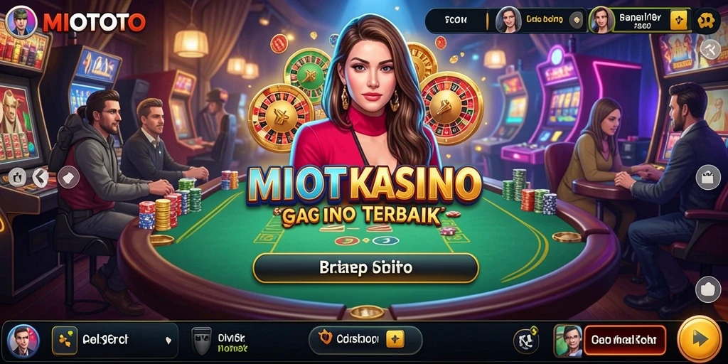 Gambaran utama gameplay Kasino yang menawan di MIOTOTO.