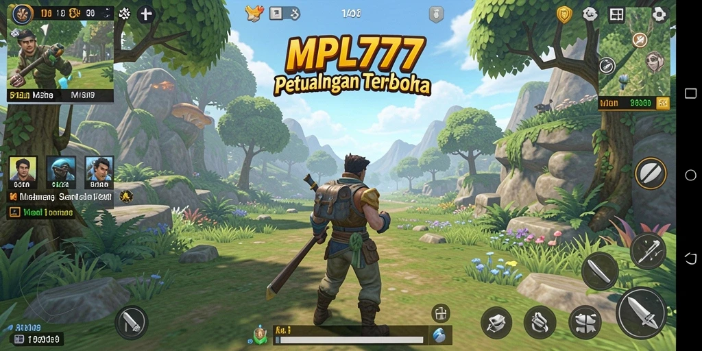 Tampilan menarik dari gameplay MPL777 di dunia terbuka.