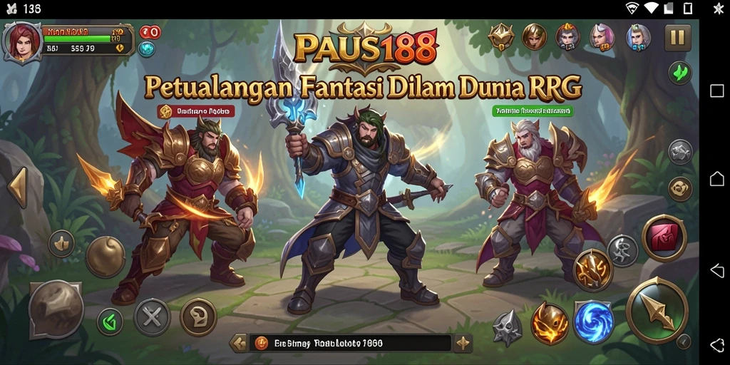 Tampilan gameplay RPG yang imersif dan menantang.