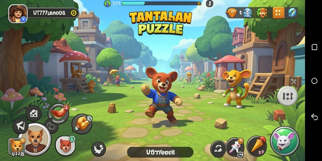Tampilan gameplay UT77 yang menarik dan penuh tantangan Puzzle.