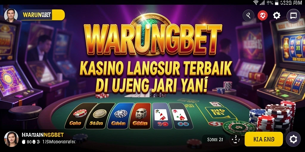 Tampilan gameplay Live Casino yang memukau dan interaktif.